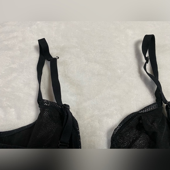 Soma Unlined Lace PC Black Bra Size 38 C - Picture 7 of 8